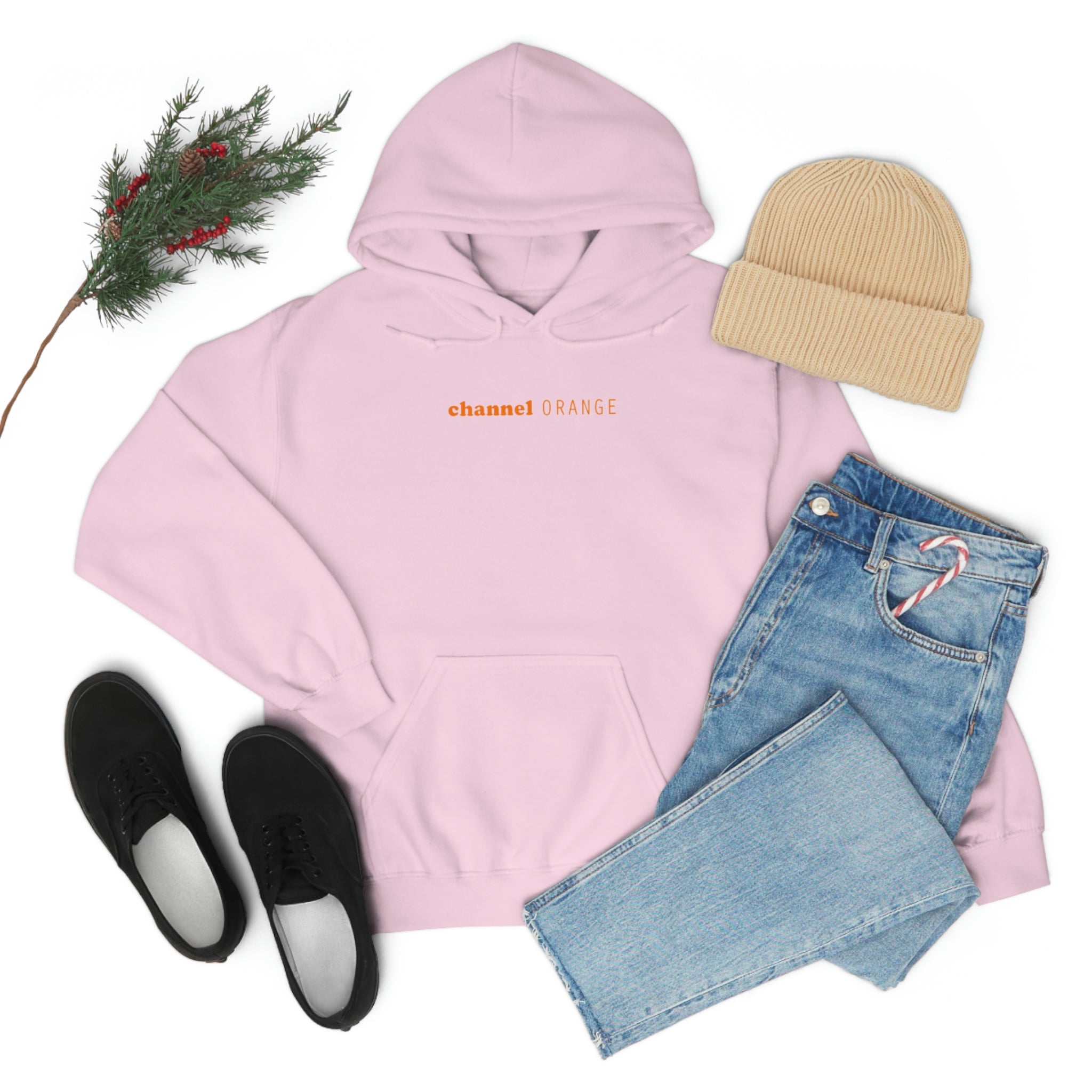 Channel cheap orange hoodie